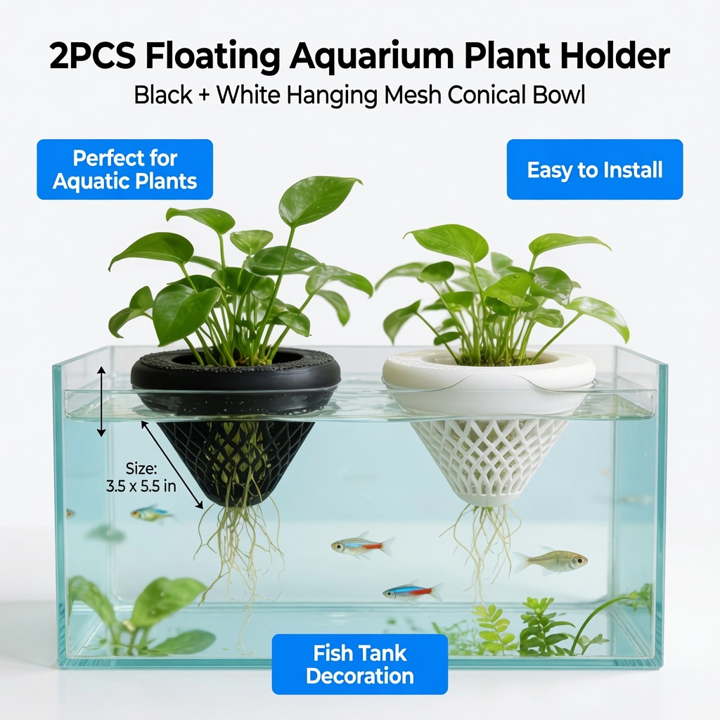 2PCS Floating Aquarium Plant H - Aquarium Plants Live recension och pris