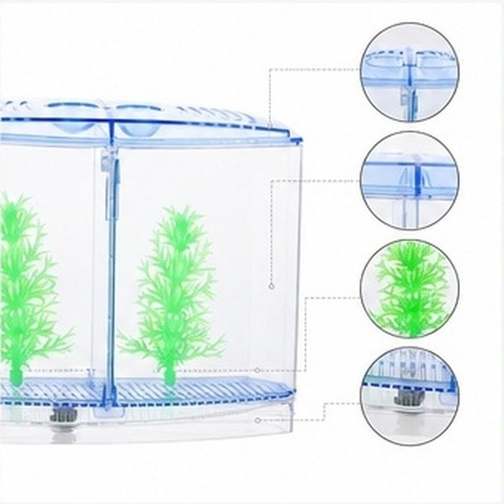 1Set Clear Compact Acrylic Fis - Aquarium Plants Live recension och pris