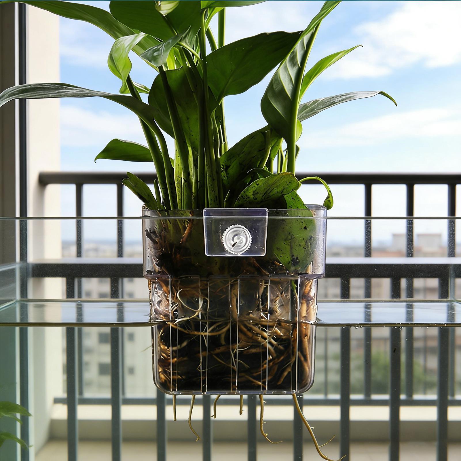 Aquarium Plant Basket Transpar - Plant Aquarium Pot recension och pris