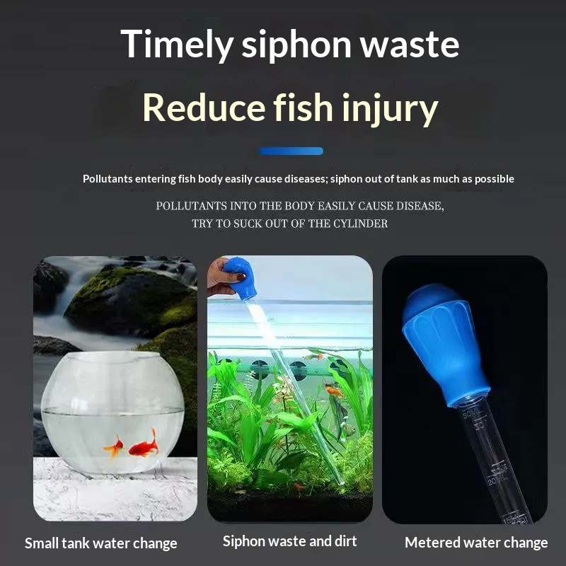 1/2PCS Aquarium Siphon Water C - Planted Aquarium Cleaning recension och pris