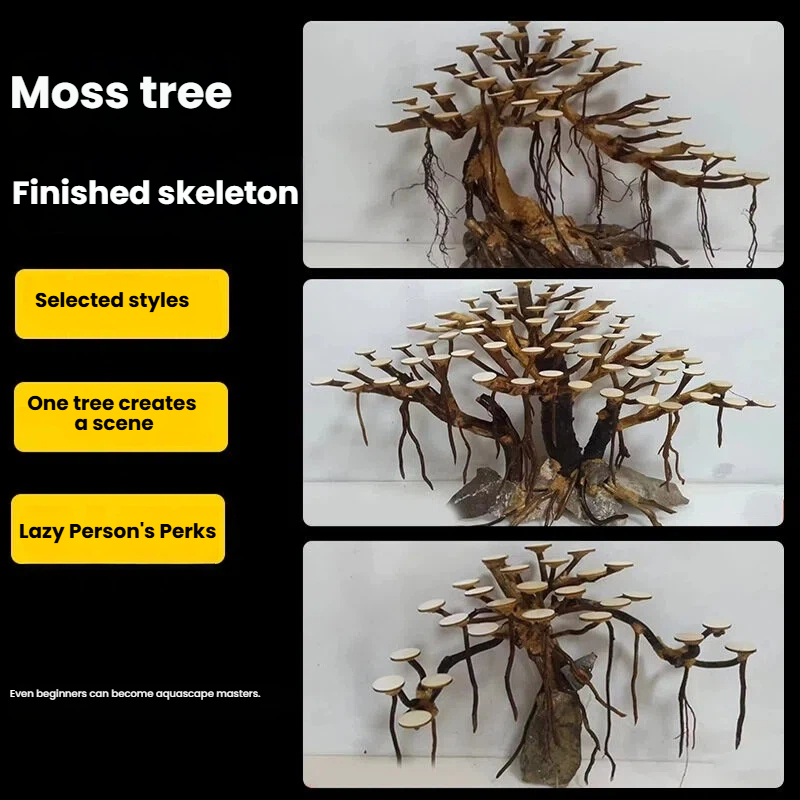 Aquarium Landscaping Moss Tree - Aquarium Moss recension och pris